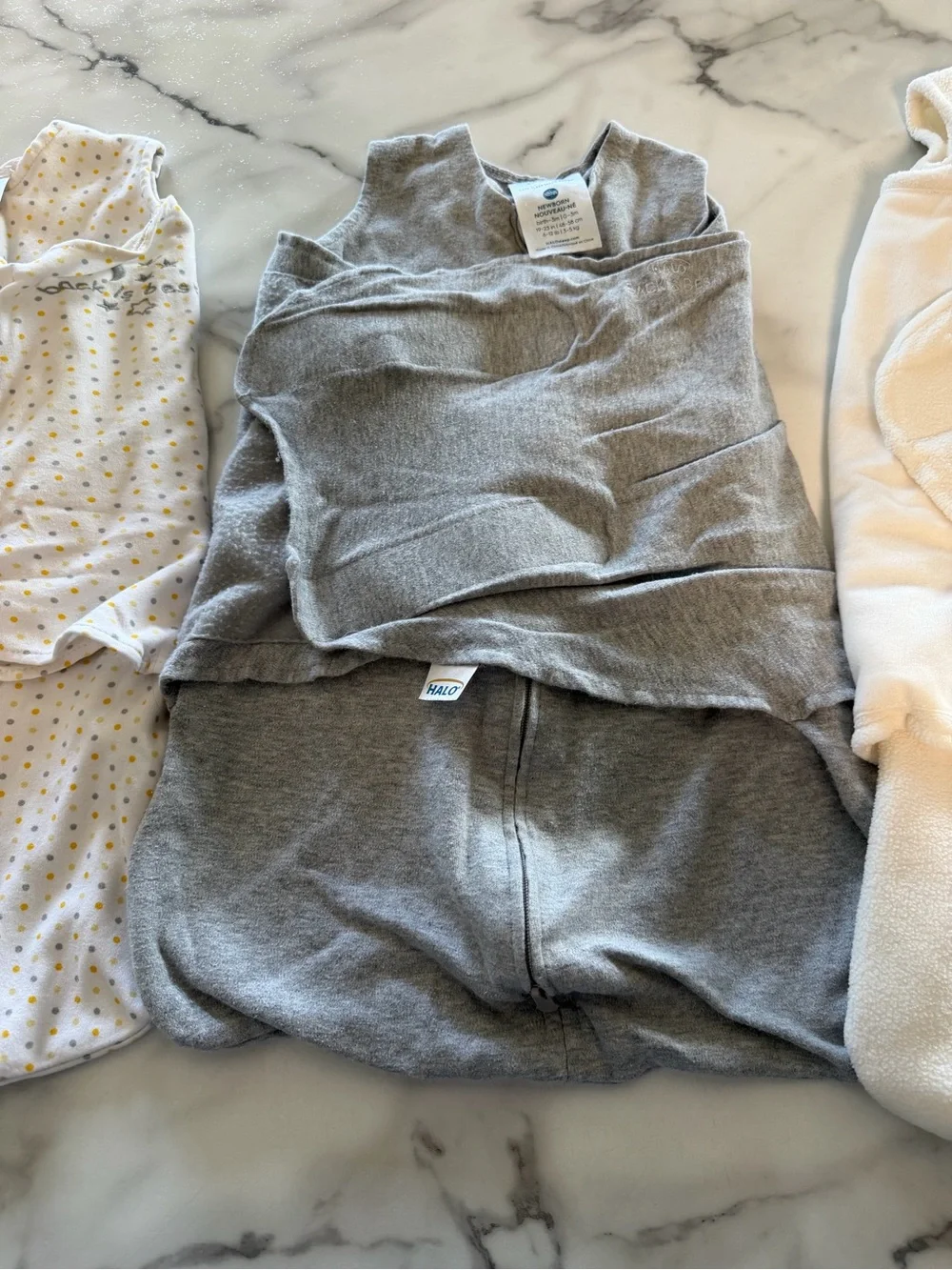 Halo Newborn Sleep Sack Swaddle - Gray Heather